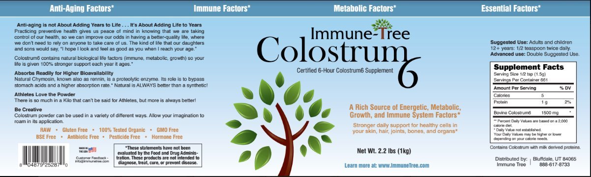 immune tree colostrum 6 reviews