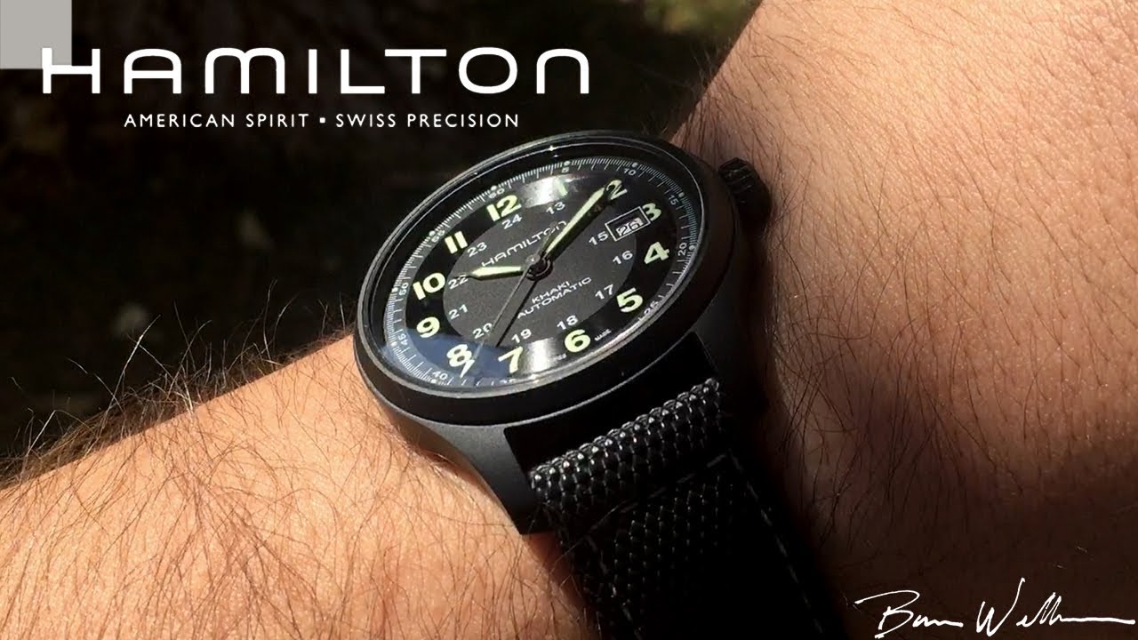 hamilton khaki field titanium review