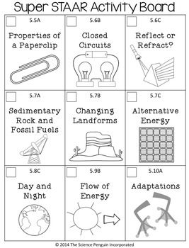 8th grade science staar review worksheets