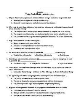 daddy day care movie review worksheet answers