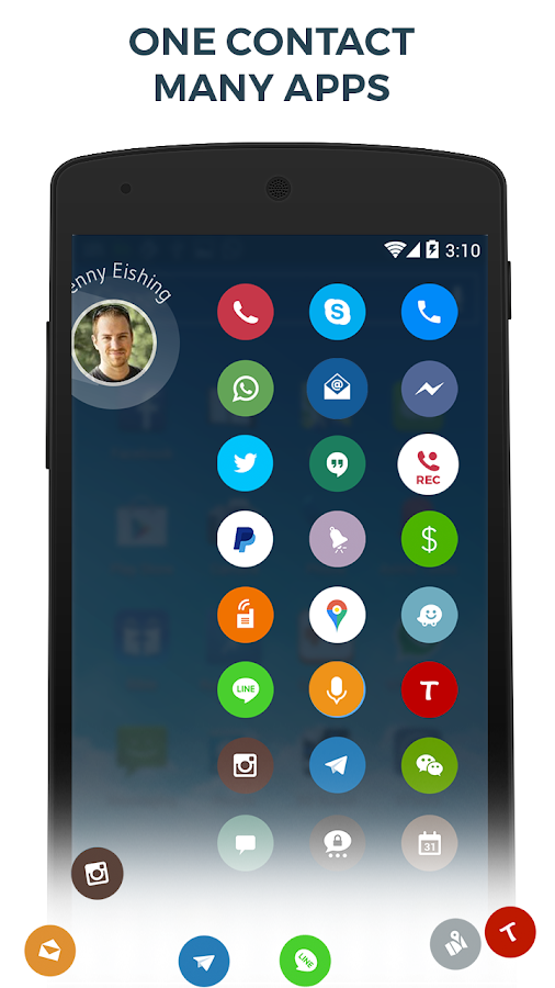 contacts phone dialer drupe review