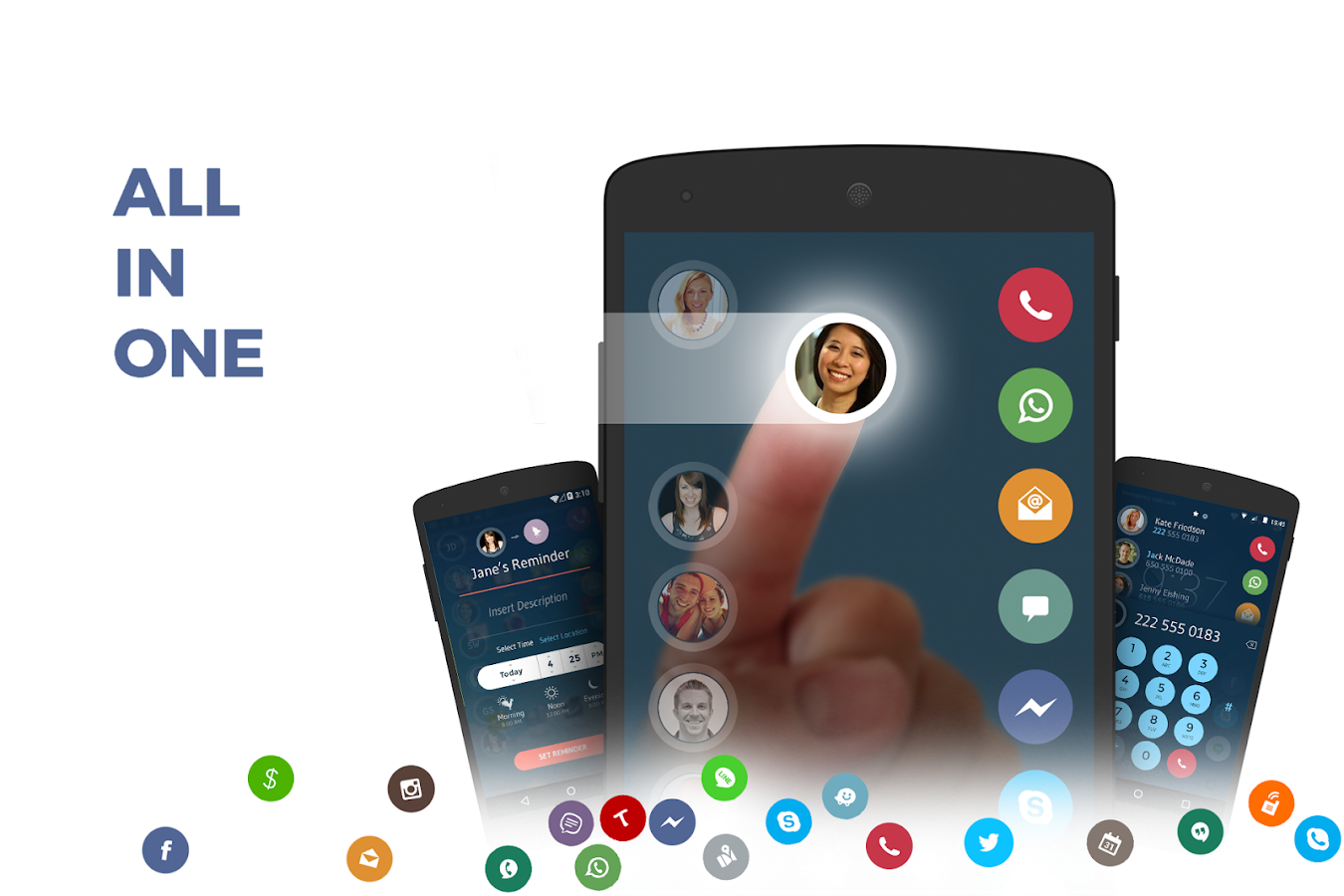 contacts phone dialer drupe review